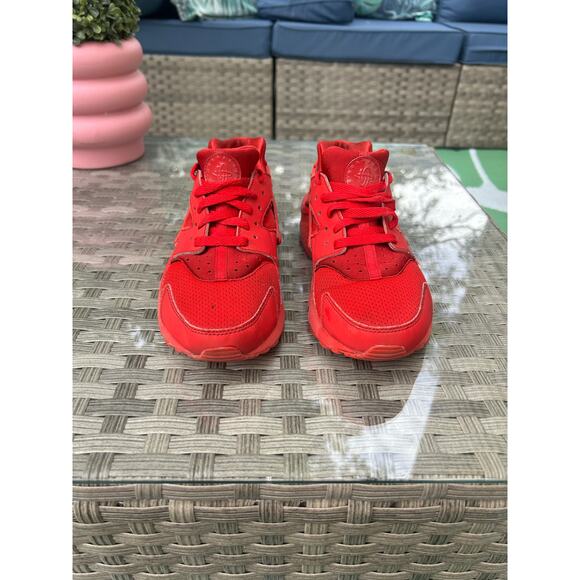 Nike Air Huarache Run Triple Red Sneakers Kids - Picture 5 of 7